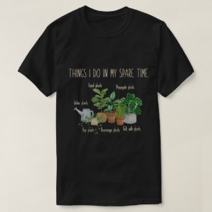 Camiseta Design de Citação Divertida para Amantes de Planta