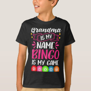 Camiseta Design de Citação Engraçada de Bingo para Avó Joga