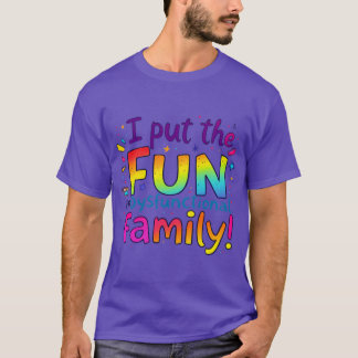 Camiseta Design de Citação Engraçada de Família Disfunciona