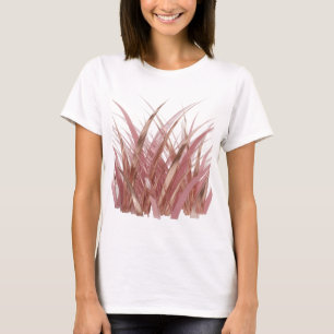Camiseta Design de Citação GRAMA METÁLICA Dourada da Moda