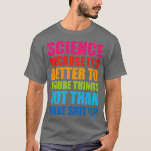 Camiseta Design de Citação Sarcástica Engraçada pela Ciênci
