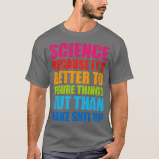 Camiseta Design de Citação Sarcástica Engraçada pela Ciênci