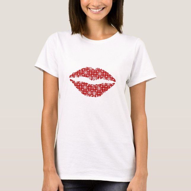 Camiseta Design de clipe decorativo (Frente)