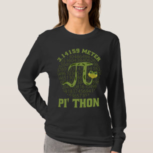 Camiseta design de Cobra Pi-Thon Pi-Thon de 3,14159 metros