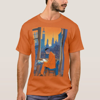Camiseta Design de Cobrir de de revista em quadrinhos.