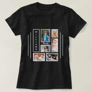 Camiseta Design de Colagem de Fotos Personalizada de Mulher