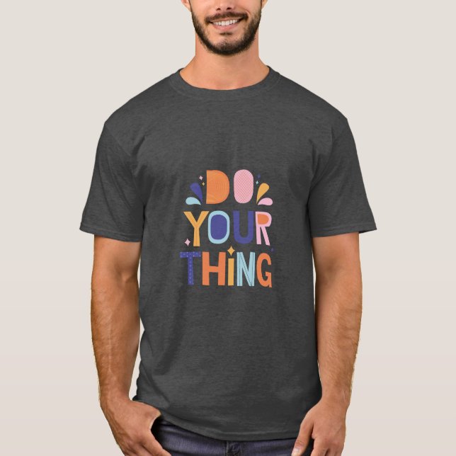 Camiseta Design de Coleção de Slogan de Coisas (Frente)