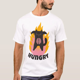 Camiseta Design de comida de desenho animado engraçado para