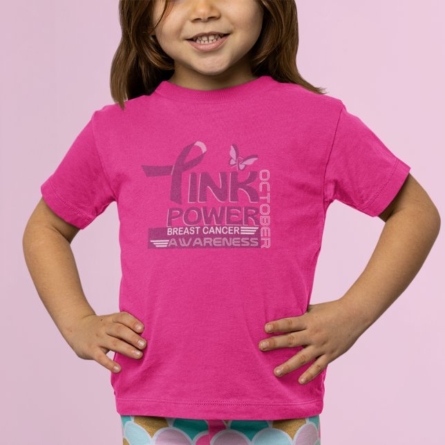 Camiseta Design de Consciência do Cancer de Power-Breast ro (Criador carregado)