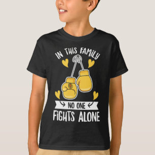 Camiseta Design de Consciência do Cancer para a Infância pa