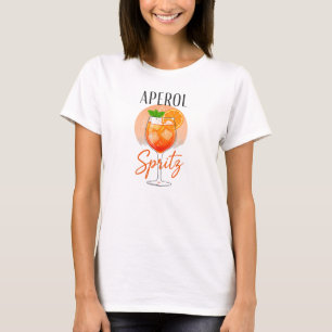 Camiseta Design de Coquetel Aperol Spritz