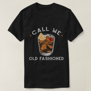 Camiseta Design de Coquetel Old Fashioned Me Chame