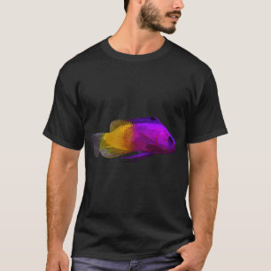 Camiseta Design de Cores de Gramma Real