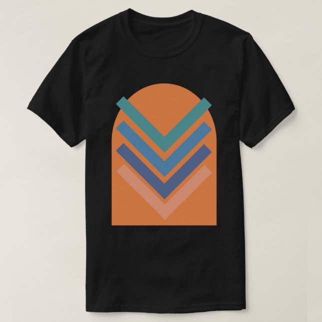 Camiseta design de cores legal (Frente do Design)