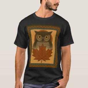 Camiseta Design de Coruja Mágica com Olho Abençoado