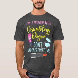 Camiseta Design de Cosmetólogo para Grau de Estampagem do 