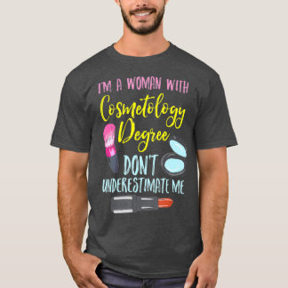 Camiseta Design de Cosmetólogo para Grau de Estampagem do C