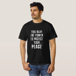 Camiseta Design de Cotação de Motivação de Saúde Mental e A