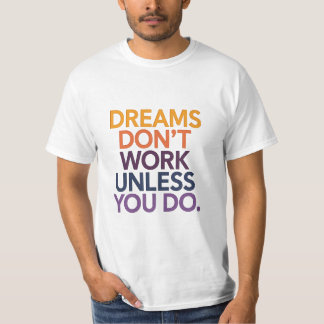 Camiseta Design de Cotação Motivacional
