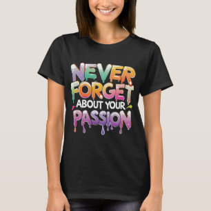 Camiseta Design de Cotação Motivacional de Tipografia de Dr
