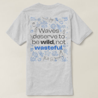 Camiseta Design de Cotação Oceânica e Arte Marinha