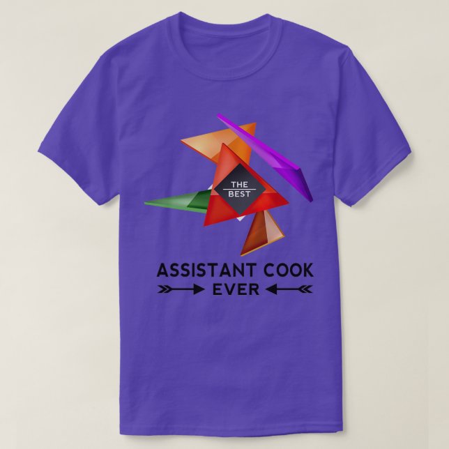 CAMISETA DESIGN DE COZINHA ASSISTENTE PARA VOCÊ (Frente do Design)