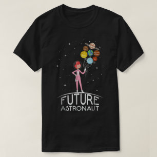 Camiseta Design de Criança Astronauta do Futuro