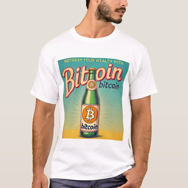 Camiseta Design de Criptomoeda BTC BTC BTC Inspirada em Vin (Frente)
