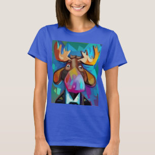 Camiseta Design de Cubismo Engraçado legal