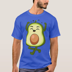 Camiseta design de dança do avocado engraçado guacamole