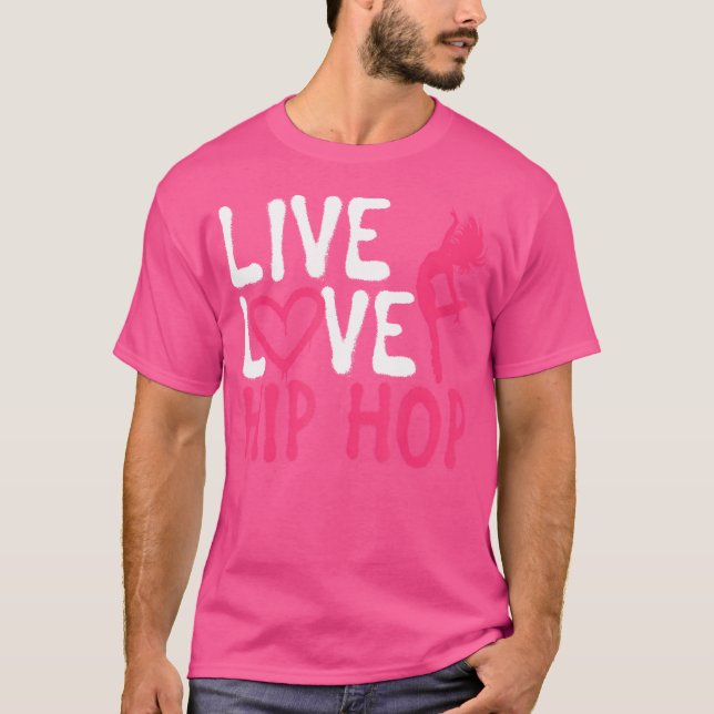 Camiseta Design de Dançarino De Hip legal Para Meninas Meni (Frente)