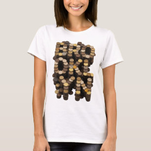 Camiseta Design de declaração cinza espirituoso BROOKLYN
