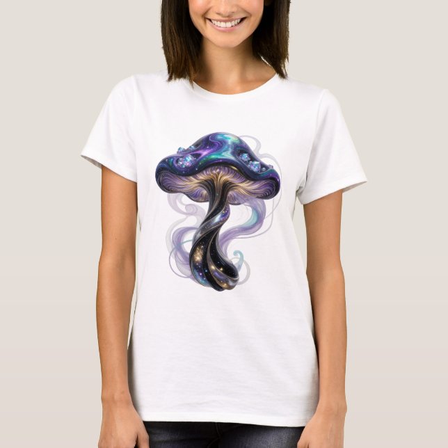 Camiseta Design de declaração roxo Unknwn na moda (Frente)