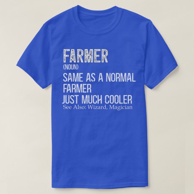 Camiseta Design de definição de agricultor para a agricultu (Frente do Design)