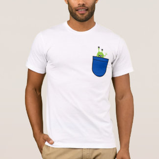 Camiseta Design de desenho animado de alienígena fofo no bo