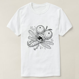 Camiseta Design de desenho animado único para amantes de pe