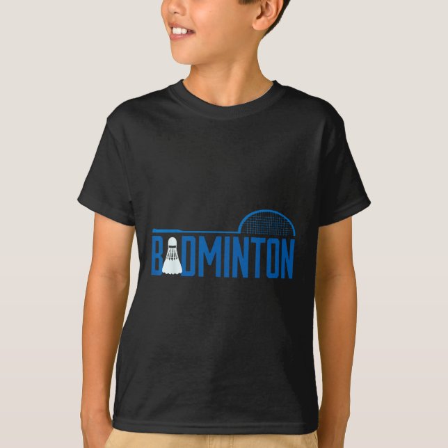 Camiseta Design de Desportivo de Badminton Racket (Frente)