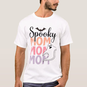 Camiseta Design de Dia das Bruxas da Mãe Spooky
