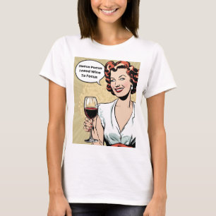 Camiseta Design de Dia de as Bruxas engraçado: Ponto de foc