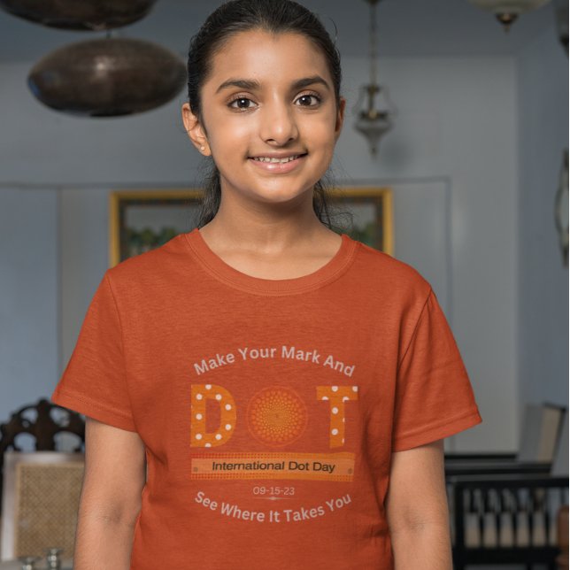 Camiseta Design de Dia Internacional do Ponto (Criador carregado)