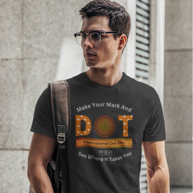 Camiseta Design de Dia Internacional do Ponto (Criador carregado)