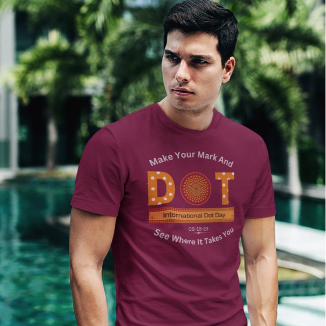 Camiseta Design de Dia Internacional do Ponto (Criador carregado)