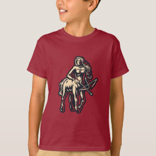 Camiseta Design de digestão dos meninos mesgalis