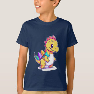 Camiseta Design de Dinossauro Bonito