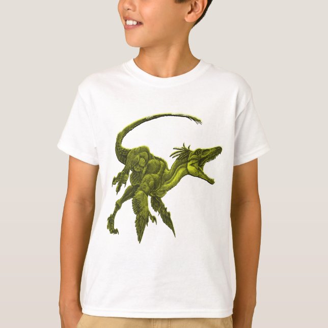 Camiseta design de dinossauro Tyranosaurus-rex (Frente)
