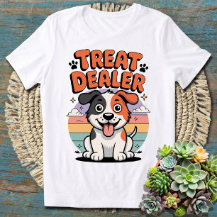 Camiseta Design de Diversão Adorável de Cachorro para Cacho