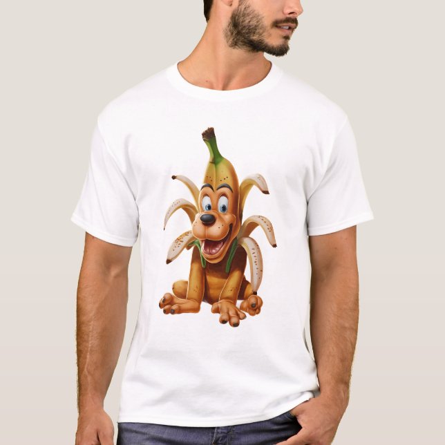 Camiseta design de diversão de banana (Frente)