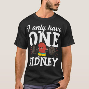 Camiseta Design de doação de órgãos para um doador de rim