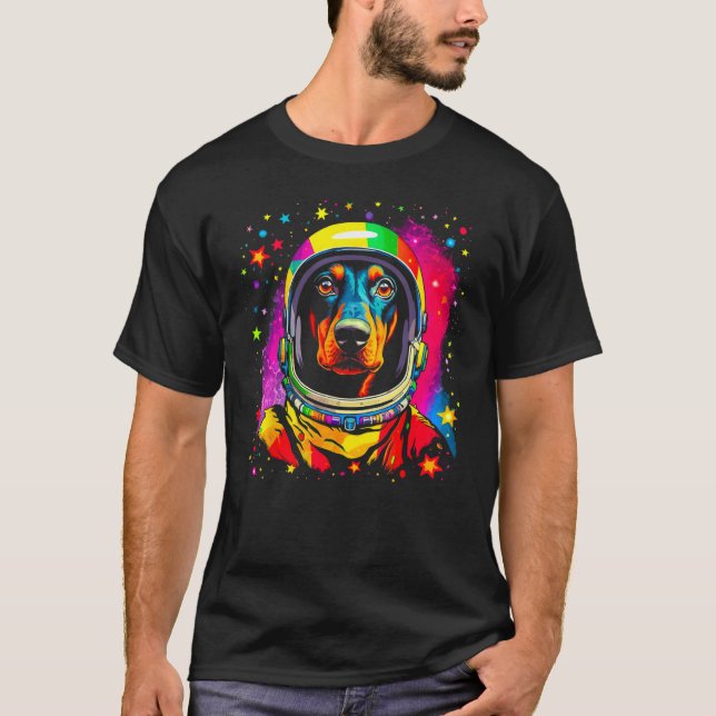 Camiseta Design de Doberman Pinscher (Frente)