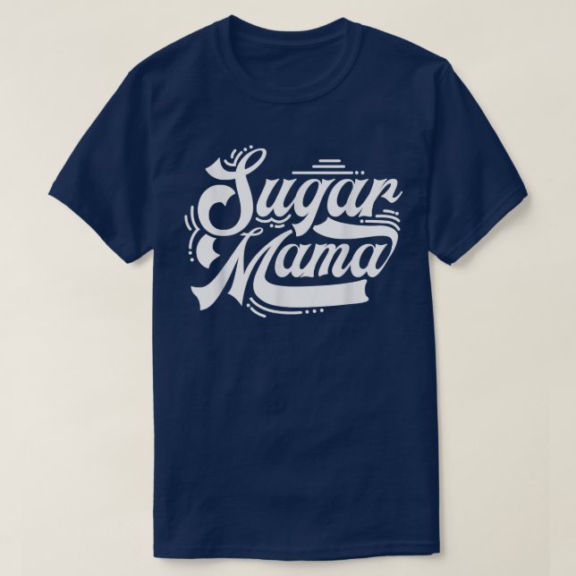 Camiseta Design de doce de açúcar engraçado para sua querid (Frente do Design)